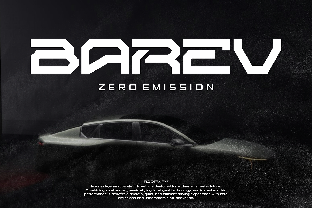 WARCORP – Futuristic Display Font, a Sans Serif Font by Vroz Studio (Photo 5 of 8)