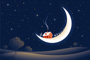 Christmas Moonlit Night