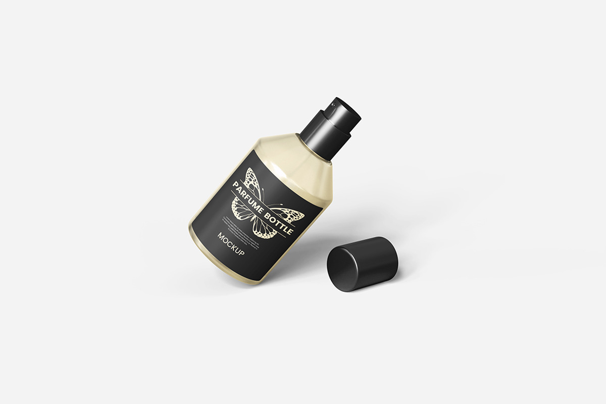 Parfume Bottle Mockup, a Packaging Mockup by bimockup (Photo 4 of 6)