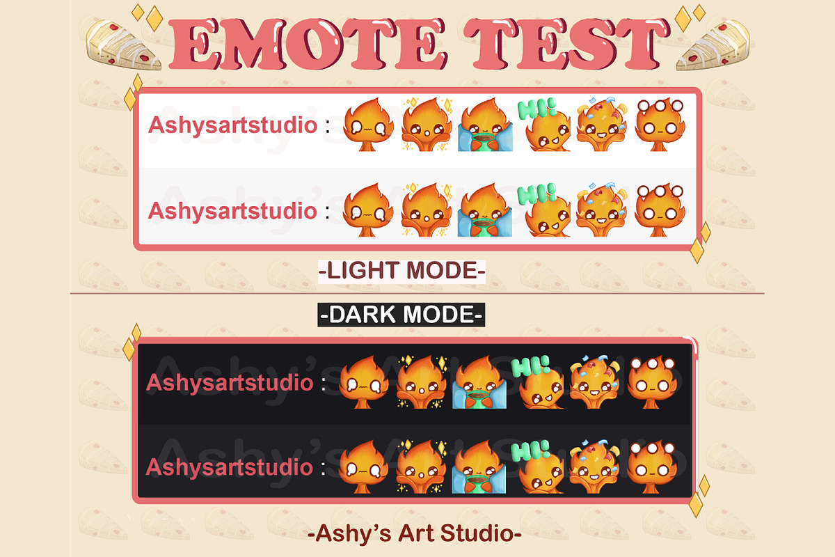 Fall Leaf Emotes for Twitch/Discord, an Illustration by Ashy's Art Studio (Photo 2 of 4)