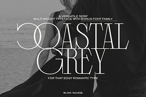 Coastal Grey Serif 4-Font Family