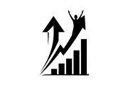 50 Business Growth Success Icons Bun, an Illustration by Designer_Momina (Thumbnail 38 of 51)