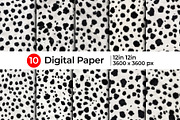 Realistic Dalmatian Fur Texture, a Pattern Graphic by Artonix (Thumbnail 1 of 4)