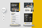 Personal Trainer Roll Up Banner, a Templates & Theme by artbart (Thumbnail 1 of 6)