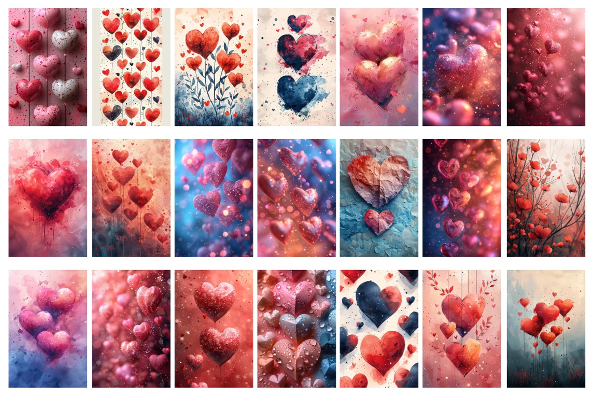 400 Valentine's Day Love backgrounds, a Background Graphic by Nocturnal Wolf (Photo 13 of 31)