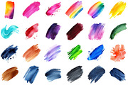 Colorful Brushstroke Clipart, an Illustration by Sublimation Artist (Thumbnail 2 of 6)