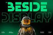 CS Beside – Bold Display Font, a Sans Serif Font by Craft Supply Co. (Thumbnail 1 of 8)