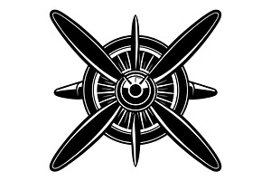 Airplane propeller, an Illustration by Mark1987