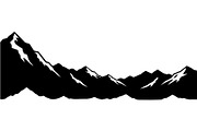Mountain Skyline Silhouette, an Object Graphic by Designer_Momina (Thumbnail 20 of 20)