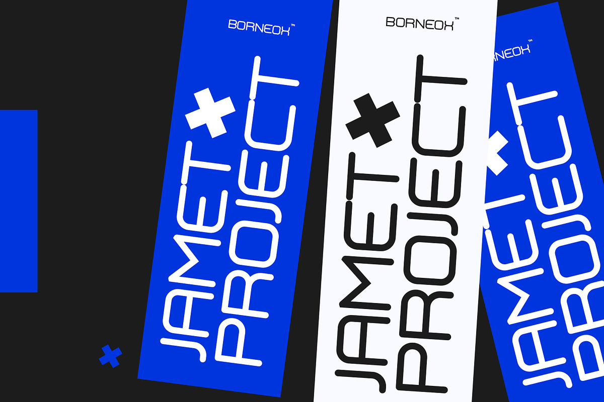 BORNEOX - FUTURISTIC FONT, a Font by Ideal Eksis (Photo 4 of 6)