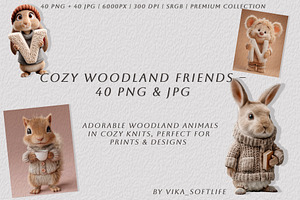 Cozy Woodland Friends