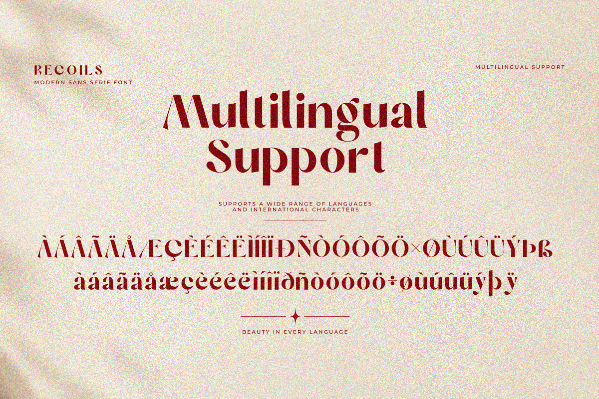 Recoils, a Sans Serif Font by zaaintype (Photo 10 of 10)