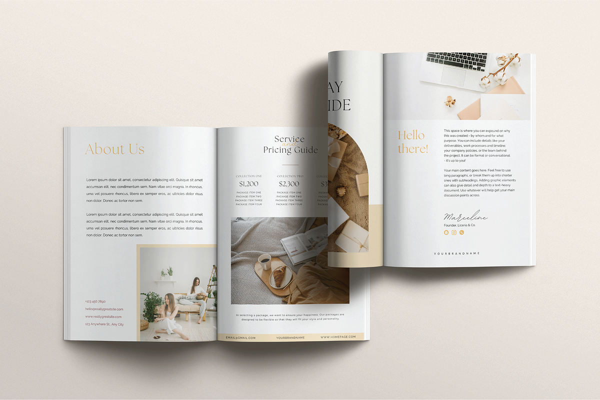 Holiday Gift Guide Canva Template, a Magazine Template by Hellohastore (Photo 9 of 10)