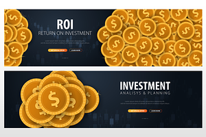 Return On Investment 19 Banners