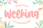Welking - Handwritten Font, a Script Font by Good Java Studio (Thumbnail 1 of 10)