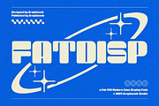 Fatdisp, a Font by graphicook (Thumbnail 1 of 10)