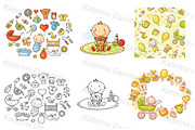 Drawing cartoon children baby bundle, an Illustration by Bubert Art (Thumbnail 3 of 4)