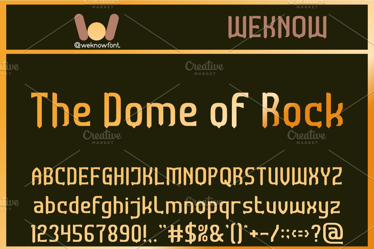 Straightforward font, a Font by weknow (Photo 2 of 8)