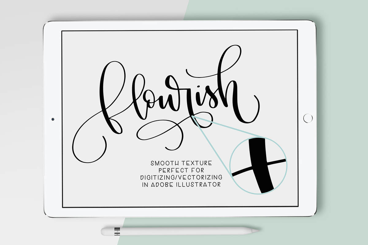 Calligraphy Procreate Brush Set preview 3