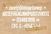 Zzzang! - Futurist wood type, a Sans Serif Font by Drawwwn (Thumbnail 4 of 11)