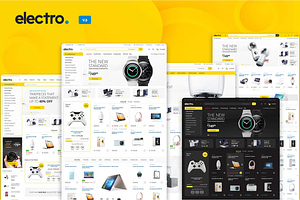 Electro Electronics WooCommerce, a WordPress Template by Hubzway