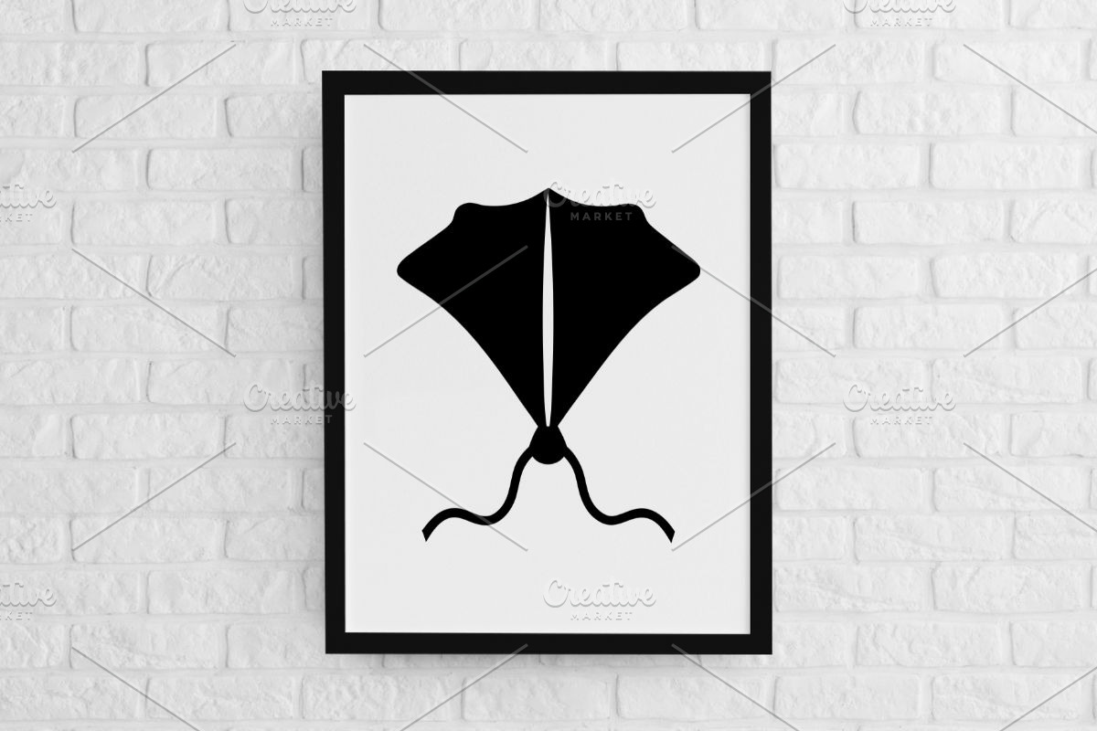 Kite Silhouette SVG, an Object Illustration by newminddesign (Photo 2 of 3)