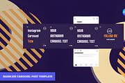Instagram Carousel Template, a Social Media Template by Ink Gallery (Thumbnail 1 of 3)