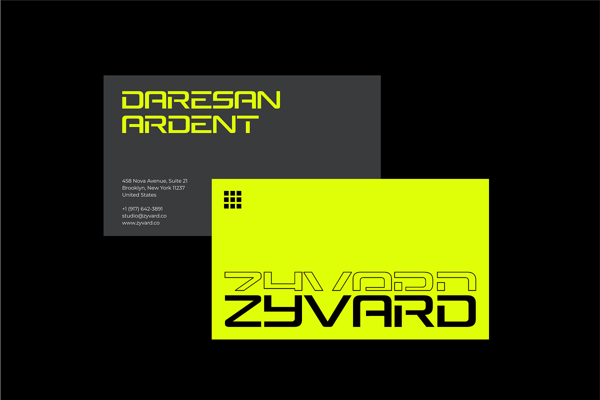 BERSAN – Futuristic Modern font, a Sans Serif Font by Vroz Studio (Photo 4 of 8)