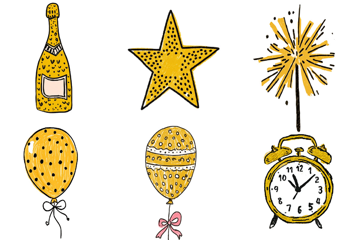 2026 New Year Clipart, an Illustration by Designworld (Photo 3 of 4)