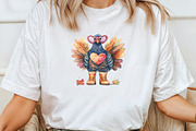 Watercolor Autumn Turkey Clipart, an Illustration by CraftArtStudio (Thumbnail 4 of 6)