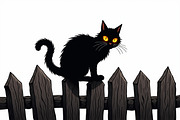Elegant Cat  Silhouette Bundle, an Object Graphic by hafijul (Thumbnail 5 of 10)
