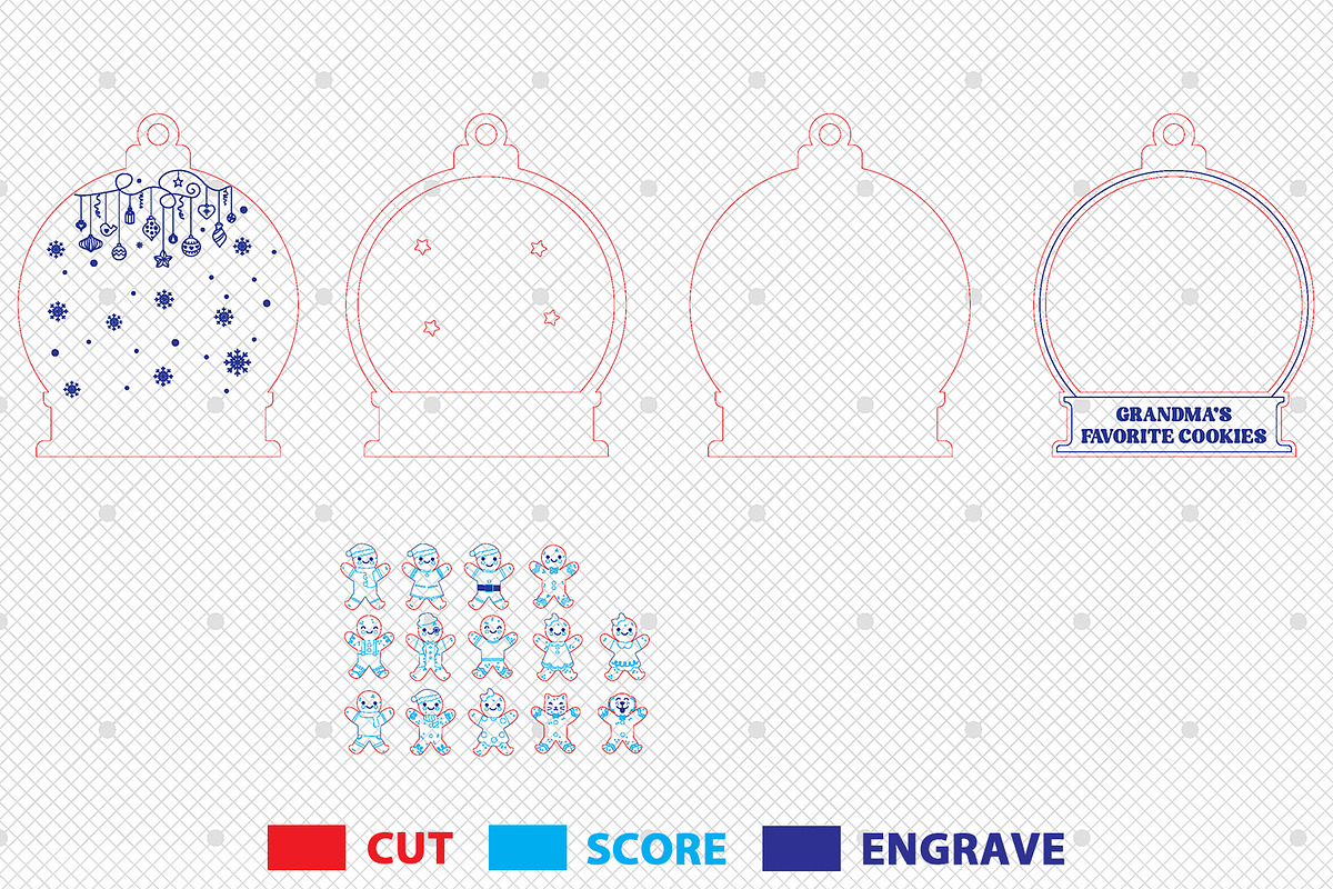 Gingerbread Ornament Svg, a Pattern Graphic by Lasercutiny (Photo 2 of 2)