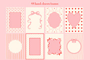 Romantic Frames Pack, an Object Graphic by ElenKoss (Thumbnail 2 of 5)