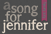 A Song for Jennifer Font Family, a Serif Font by Brittney Murphy Design (Thumbnail 1 of 3)