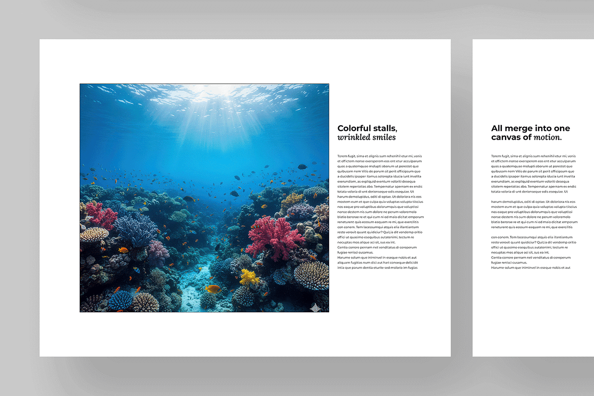 Journey magazine, editorial design preview 7