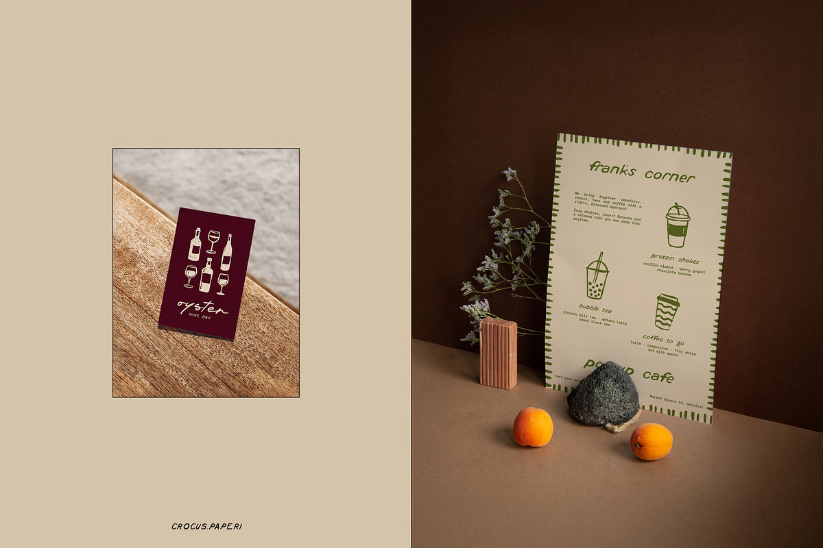 DRINKS Illustrations | Bar Icons, a Food Illustration by Crocus Paperi (Photo 4 of 7)