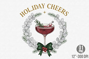 Christmas Png, Coquette Holiday, an Illustration by Designking (Thumbnail 1 of 6)