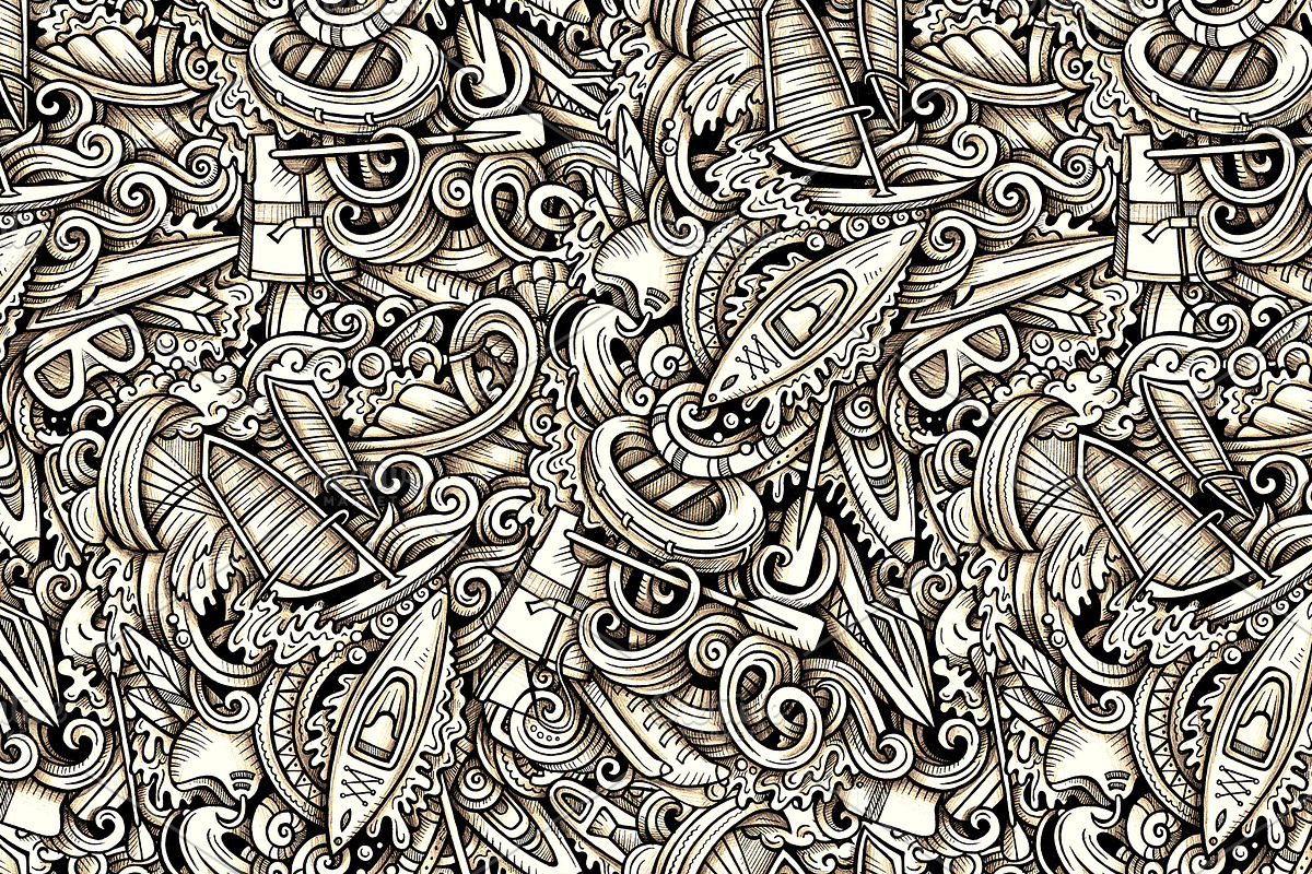 Summer Sport Graphics Patterns, a Pattern Graphic by BALABOLKA (Photo 5 of 7)