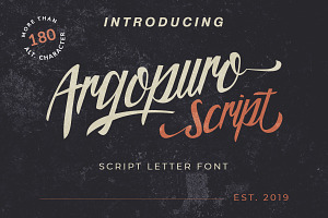 Argopuro Script Font