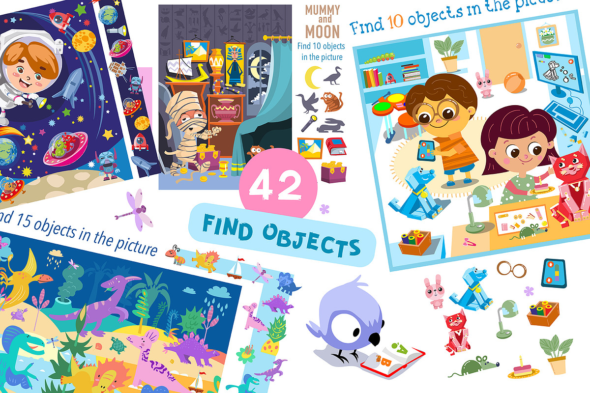 Funny Activities for Kids Book 1, an Animal Illustration by ArtyCats (Photo 5 of 8)