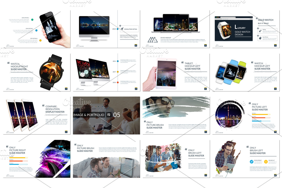 Business Annual Report 2017, a Presentation Template by UniqueStudio (Photo 7 of 12)