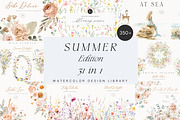 New! Summer Edition Bundle, a Seasonal Illustration by Isabelle Salem (Thumbnail 1 of 118)