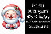 Cute Christmas Baby Santa, an Illustration by Designking (Thumbnail 4 of 5)