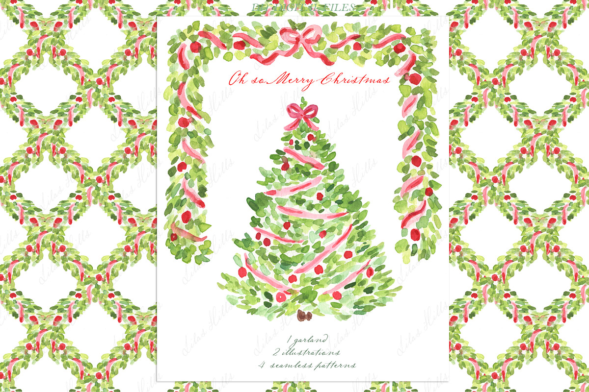 Oh So Merry Christmas Red White Bow, a Graphic by LABFcreations (Photo 1 of 7)