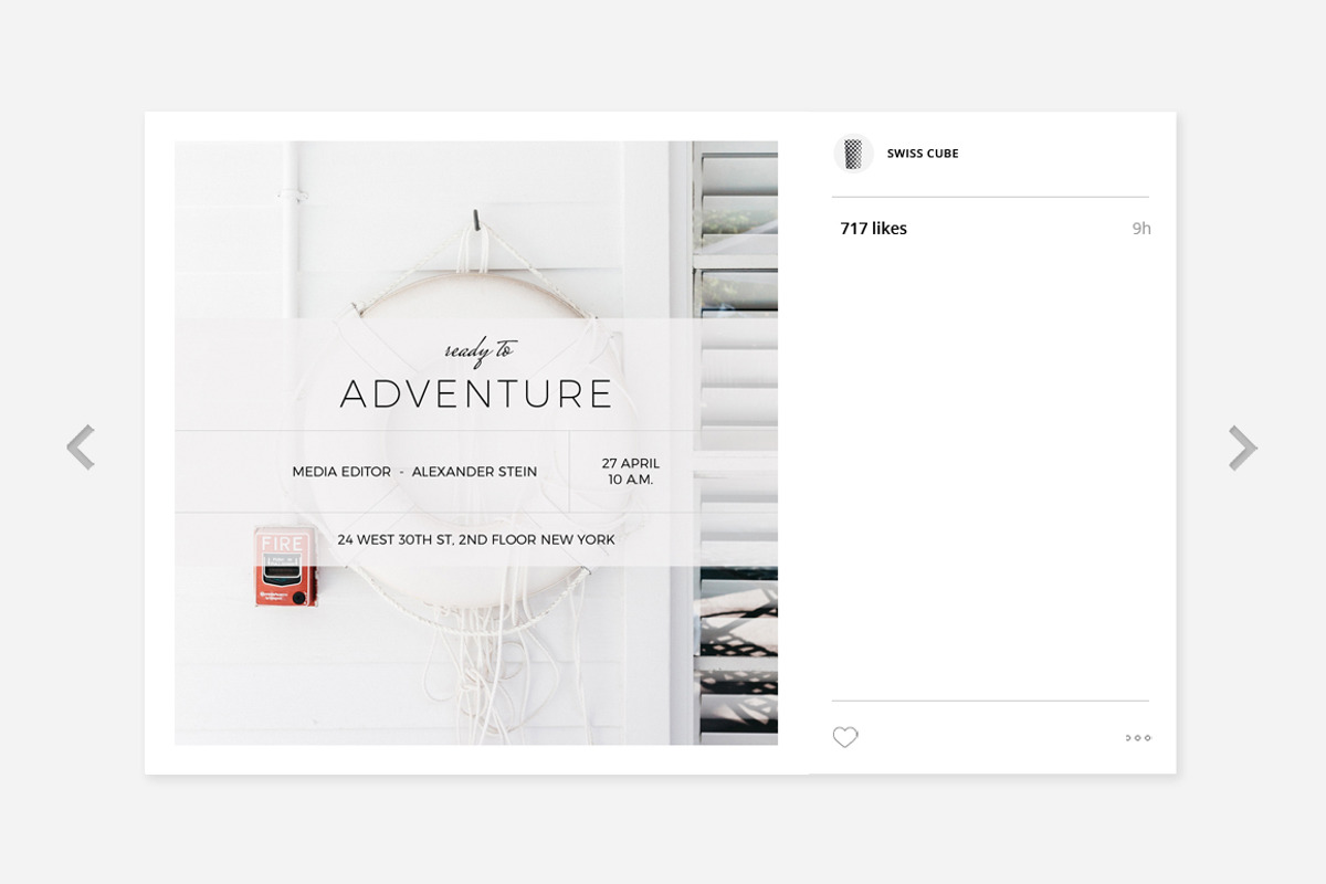 Light Instagram Pack, a Social Media Template by Swiss_cube (Photo 5 of 5)