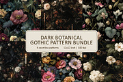 Dark Botanical Gothic Pattern Bundle, a Pattern Graphic by AYAKA Studio Co. (Thumbnail 1 of 12)