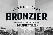 Bronzier Font Family, a Slab Serif Font by Arterfak Project (Thumbnail 1 of 10)