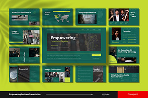 Empowering Powerpoint Presentation, a Presentation Template by VanillineGraph
