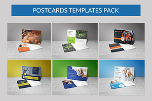 10 Postcards Templates Pack