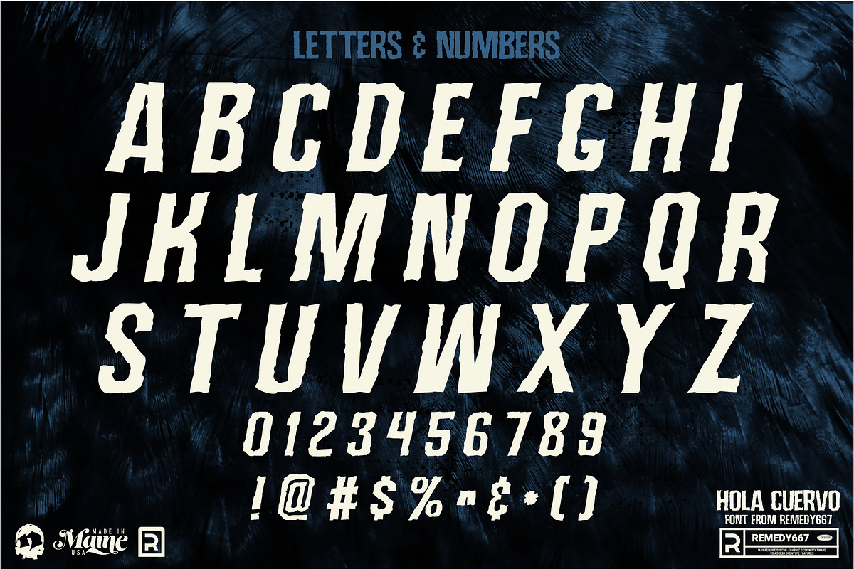 Hola Cuervo, a Sans Serif Font by Remedy667 (Photo 11 of 11)